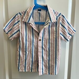 Old Navy Kids Striped Shirt - Red, Blue, White